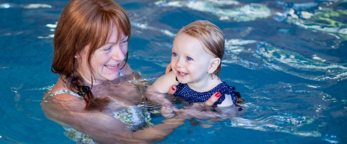 Trichotillomania or hair pulling client in swimming poo;