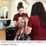 team transforming clients hair loss