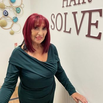 Denny in the Hair Solved salon she loves